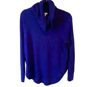 Croft & Barrow royal blue knit Sweater Size Small